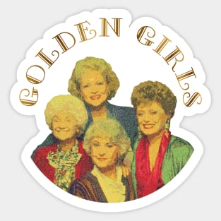 GOLDEN GILRS Sticker